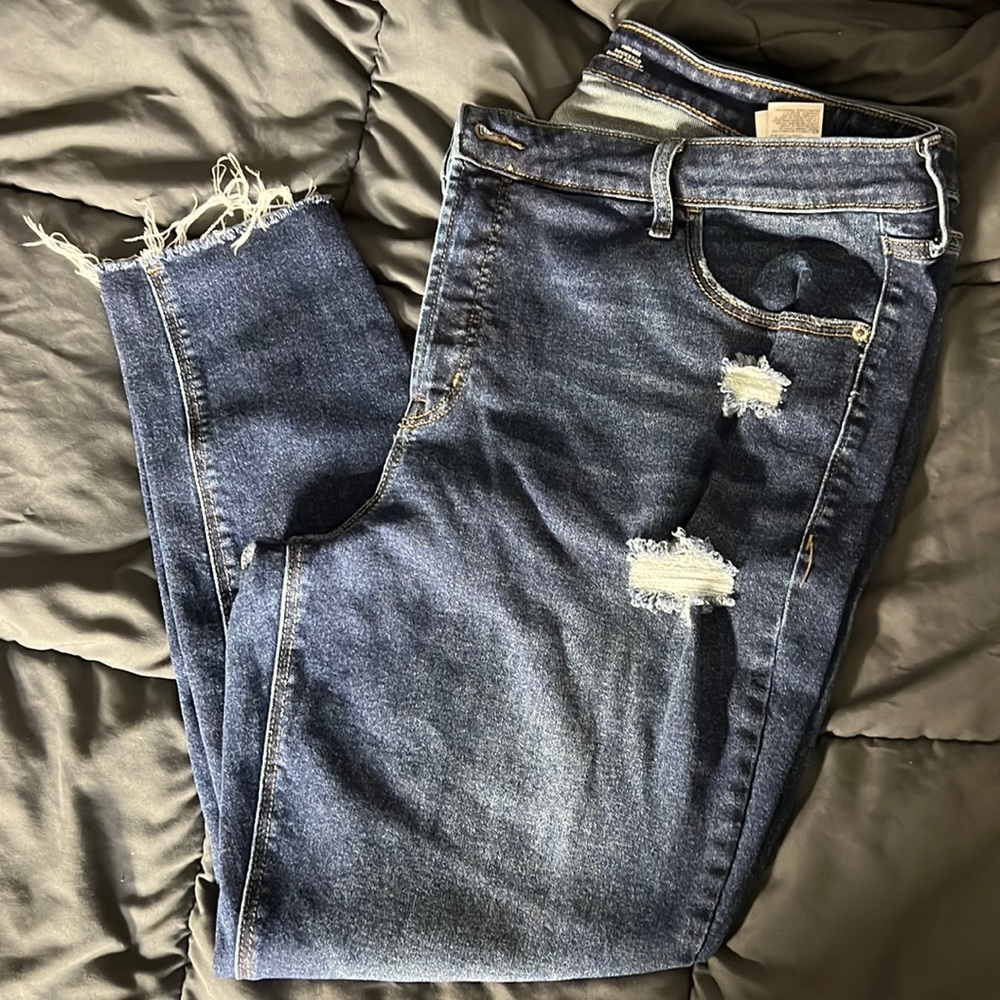 Old Navy Rock Star high rise rock star super skinny jeans